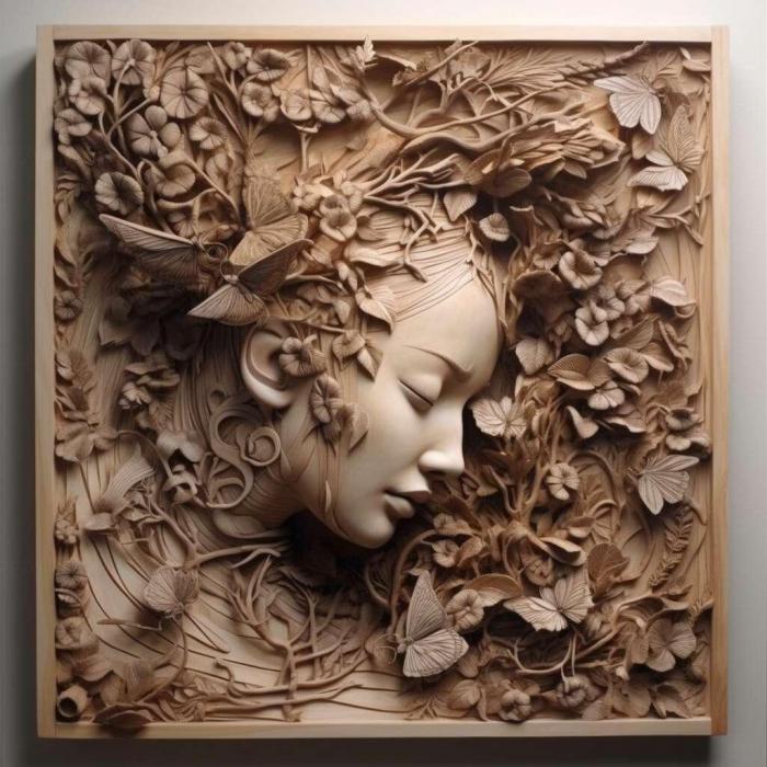 نموذج ثلاثي الأبعاد لآلة CNC 3D Art 